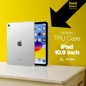 iPad 10���� �P�[�X �N���A �\�t�g TPU �f�� �J�o�[ ���� �V���v�� �N���A�P�[�X [ Apple iPad 10.9 �A�b�v�� �A�C�p�b�h ��10���� 2022 �N �Ή� ] Corallo NU CLEAR