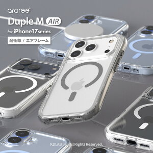 iPhone Air �P�[�X �N���A MagSafe �Ή� �ϏՌ� �n�C�u���b�h �X�}�z�P�[�X ���� �}�O�Z�[�t �X�}�z�J�o�[ [ iPhoneAir �A�C�t�H���G�A�[ �Ή� �g�уP�[�X ] Case araree Duple M AIR