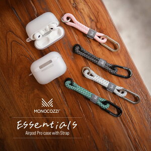 AirPods Pro 2 �P�[�X �N���A �t���X�g �J���r�i �X�g���b�v �t �ϏՌ� ���� �J�o�[ ������� TPU �N���A�P�[�X [ AirPodsPro2 �G�A�|�b�c�v�� ��2���� �Ή� ] MONOCOZZI ESSENTIALS