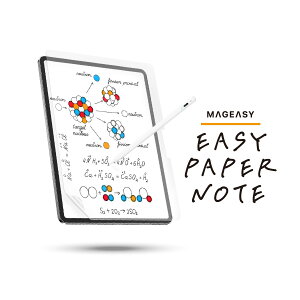 iPad Air M3 2025 11C` M2 tB ̂悤ȏSn m[g hw wh~ 炳 A`OA f荞 h~ یtB [ iPadAir ACpbhGA[ 11 2024 Ή ] MagEasy EasyPaper Note