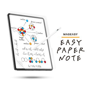 iPad Pro 13C` 2025 M5 tB ̂悤ȏSn m[g hw wh~ 炳 A`OA f荞 h~ یtB [ ACpbhv 13 2024 M4 Ή ] MagEasy EasyPaper Note