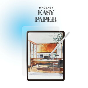 iPad Pro 11C` 2025 M5 tB ̂悤ȏSn m[g hw wh~ 炳 A`OA f荞 h~ یtB [ ACpbhv 11 2024 M4 Ή ] MagEasy EasyPaper