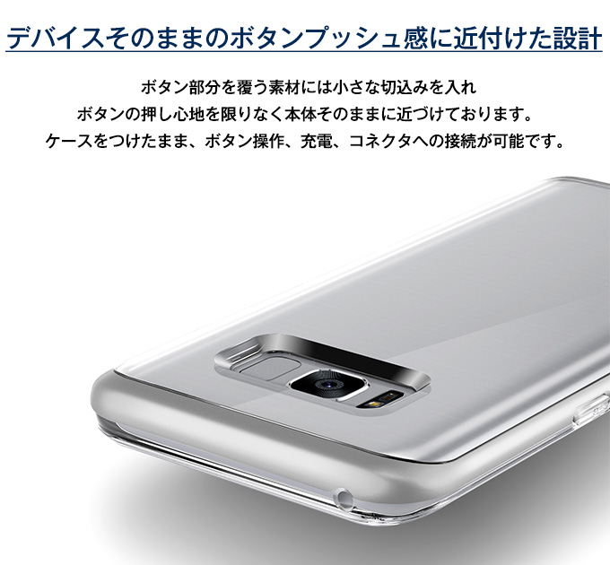 楽天市場】Galaxy S8 ケース 耐衝撃 クリア 米軍 MIL 規格 衝撃 吸収 