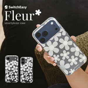 iPhone Air �P�[�X �N���A �ԕ� ������� ���� �ϏՌ� �X�}�z�P�[�X �� ���킢�� �V���v�� �g�уP�[�X [ iPhoneAir �A�C�t�H���G�A�[ �Ή� case ] SwitchEasy Fleur