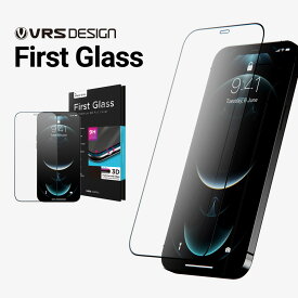 iPhone12 Pro / iPhone12 ガラスフィルム フルカバー 全面保護 指紋 防止 液晶 フィルム 硬度 9H 3D 全面 保護 ガラス 高透過 保護フィルム UVカット ガラスフィルター [ iPhone12Pro / iPhone 12 / アイフォン 12プロ / アイフォン 12 対応 ] VRS First Glass