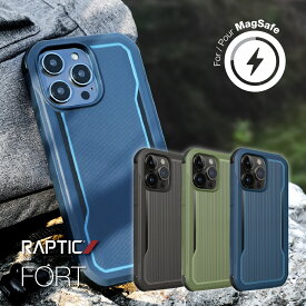iPhone 14 Pro Max ケース カバー MagSafe 対応 マグネット 付 米軍MIL規格 クリア シンプル スマホケース 耐衝撃 衝撃吸収 薄型 スマホカバー MagSafe対応 スマホカバー [ Apple iPhone14プロマックス iPhone14ProMax アイフォン14プロマックス 対応 ] RAPTIC Fort MagSafe
