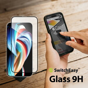 iPhone15Plus KXtB 9H KX w CA  h~ tB EhGbW H ߗ یtB [ Apple iPhone15 Plus ACtH15 vX Ή ] SwitchEasy Glass 9H