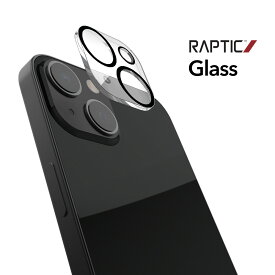 iPhone15 / iPhone15Plus カメラ保護カバー 指紋 傷 防止 カメラレンズ保護 日本製 9H 強化ガラス 薄い 0.33mm [ iPhone 15 / iPhone15 Plus ( アイフォン15 / アイフォン15 プラス ) 対応 ] RAPTIC Glass