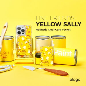 AirPods Pro2 P[X CtY CZX Xgbv t Jo[ [ Apple AirPodsPro2 GA[|bYv2 MQD83J/A MTJV3J/A Ή AirPods Pro2P[X ] elago LINE FRIENDS YELLOW SALLY