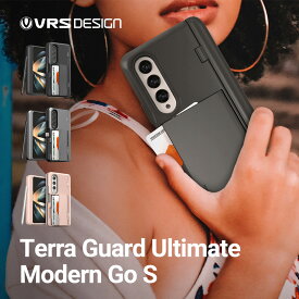 Galaxy Z Fold4 5G ケース 耐衝撃 Sペン 収納 ストラップホール 付 ヒンジ 保護 スマホケース カバー [ Samsung GalaxyZFold4 GalaxyZ Fold4 ギャラクシーZホールド4 SCG16 / SC-55C サムスン ギャラクシーZフォールド4 対応 ] VRS Terra Guard Ultimate Modern Go S