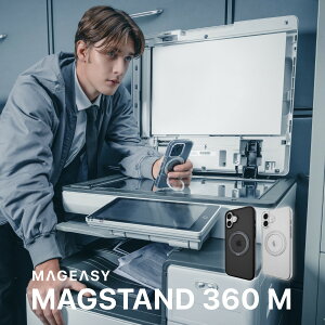 iPhone 16 Plus P[X NA MagSafe Ή X^h Ot ϏՌ MILKi X}zP[X }OZ[t O X}zJo[ [ iPhone16Plus ACtH 16 vX Ή ] MagEasy MagStand 360 M