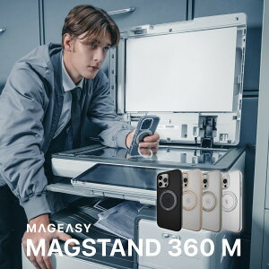 iPhone 16 Pro Max P[X NA MagSafe Ή X^h Ot ϏՌ MILKi X}zP[X }OZ[t O X}zJo[ [ iPhone16ProMax ACtH 16 v}bNX Ή ] MagEasy MagStand 360 M