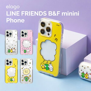 iPhone13Pro P[X CtY CZX LN^[ ObY ϏՌ NA X}zP[X [ Apple iPhone13 Pro Abv ACtH13 v Ή ] elago LINE FRIENDS B&F minini