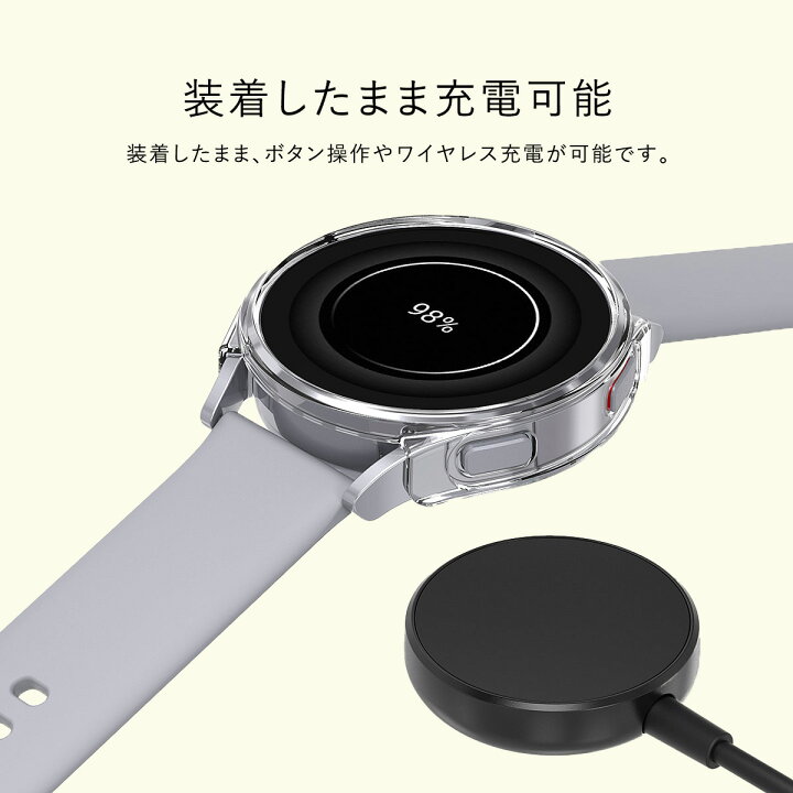楽天市場】Galaxy Watch4 40mm ケース クリア 耐衝撃 薄型 軽量 カバー 
