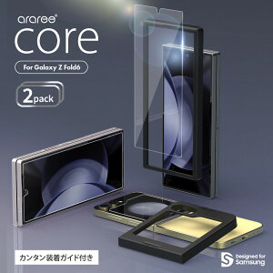 Galaxy Z Fold6 KXtB ( 2  ) 9H KX CA  h~ tB wh~ KX O یtB [ GalaxyZFold6 MNV[ Z Fold6 SC-55E Ή ] araree Core