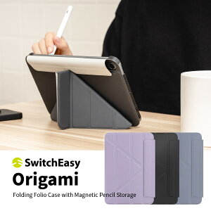 iPad mini A17 Pro 2024 P[X Ռ  ی y ^ 4WAY 蒠^ X^h  Jo[ AbvyV [ [d \ [ iPad mini 6 iPadmini6 ACpbh~j Ή ] SwitchEasy Origami