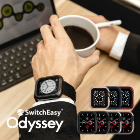 Apple Watch Apple Watch SE2 アルミ × TPU 耐衝撃 カバー 衝撃 吸収 ハイブリッド カバー 対衝撃 ケース [ AppleWatch アップルウォッチ SE / シリーズ6 / シリーズ5 / シリーズ4 40mm 対応 ] SwitchEasy Odyssey