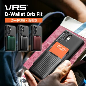 Galaxy S25 Ultra �P�[�X �ϏՌ� �J�[�h ���[ �X�}�z�P�[�X �X�g���b�v�z�[�� �t �g�уP�[�X [ GalaxyS25Ultra �T���X�� �M�����N�V�[S25 �E���g�� SC-52F �Ή� ] VRS DESIGN D-Wallet Orb Fit