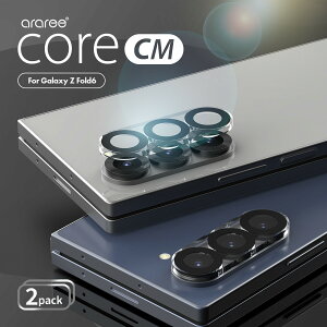 Galaxy Z Fold6 �J�����ی� ( 2�� �� ) 9H �K���X �J���� �����Y�J�o�[ �t�B���� �w�� �� �h�~ �J�����J�o�[ [ GalaxyZFold6 �M�����N�V�[ Z Fold6 SC-55E �Ή� ] araree Core CM