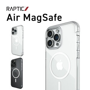 iPhone15Pro �P�[�X Magsafe �Ή� �ϏՌ� �ČR MIL�K�i �N���A �ϏՌ��P�[�X �A���~ �t���[�� �}�O�Z�[�t �X�}�z�P�[�X [ Apple iPhone15 Pro �A�C�t�H��15 �v�� �Ή� ] RAPTIC Air MagSafe