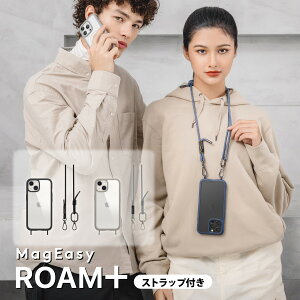 iPhone15Plus �P�[�X �΂߂��� ��|�� ���|�� �X�}�z�V�����_�[ �X�g���b�v �t / �ϏՌ� �ČR MIL�K�i �N���A �ϏՌ��P�[�X �X�}�z�X�g���b�v �t �X�}�z�P�[�X [ Apple iPhone15 Plus �A�C�t�H��15 �v���X