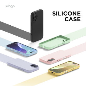 iPhone 16 Plus ケース シリコン 耐衝撃 スマホケース 指紋 防止 サラサラ シリコンケース [ iPhone16Plus アイフォン 16 プラス 対応 ] elago SILICONE CASE