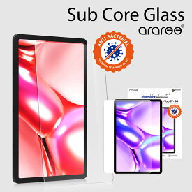 [PR] Galaxy Tab S7+ フィルム 9H ガラス 保護フィルム 薄型 指紋防止 抗菌 仕様 ガラスフィルム アンチグレア タブレット 液晶保護フィルム [ Samsung GalaxyTabS7 Plus / S7Plus サムスン ギャラクシータブ S7プラス / ギャラクシータブS7Plus 対応 ] araree Sub Core Glass
