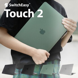 MacBook Air M3 M2 ケース 薄型 半 透明 保護 ハードケース 排熱口 滑り止め 付 スリム ハード 保護ケース 傷防止 カバー [ Apple MacBookAir 13.6inch マックブックエアー 13.6インチ 対応 ] SwitchEasy Touch