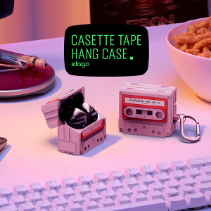 Galaxy Buds3 FE Buds 3 Pro P[X ϏՌ \tg VR Jo[ JZbge[v fUC [ GalaxyBuds3 MNV[ obY 3FE MNV[obY3v Ή ] elago CASETTE TAPE HANG CASE