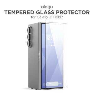 Galaxy Z Fold7 KXtB CAh~ 9H KX یtB EhGbW H یKX tB [ Galaxy Z Fold 7 MNV[ ZFold7 Ή ] elago TEMPERED GLASS PROTECTOR
