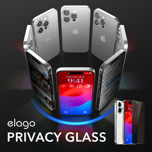 iPhone 15 Pro Max KXtB `h~ 9H KX w CA  h~ tB t یtB [ Apple iPhone15ProMax ACtH15 v}bNX Ή ] elago PRIVACY GLASS