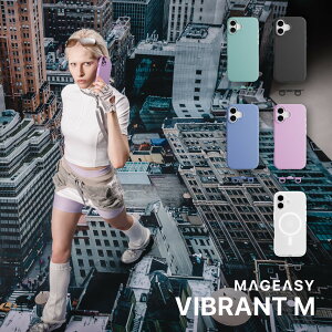 iPhone 16 Plus �P�[�X MagSafe �Ή� �V�����_�[ �p �X�g���b�v�z�[�� �t�� ���^ �y�� �X�}�z�P�[�X �}�O�Z�[�t �ϏՌ� �X���� �X�}�z�J�o�[ [ iPhone16Plus �A�C�t�H�� 16 �v���X �Ή� ] MagEasy Vibrant M