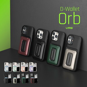 iPhone 16 Pro �P�[�X �ϏՌ� �J�[�h ���[ �X�^���h �X�}�z�P�[�X �X�g���b�v�z�[�� �t �g�уP�[�X [ iPhone16Pro �A�C�t�H�� 16 �v�� �Ή� ] VRS DESIGN�iVERUS�j D-Wallet Orb