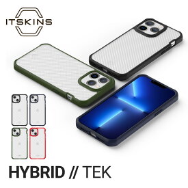 iPhone12Pro / iPhone12 ケース 耐衝撃 ラメ 入り 側面 ソフト TPU 背面 ハード クリア カバー 抗菌 リサイクル 素材 使用 スマホケース 黄ばみにくい 透明 携帯ケース [ iPhone 12 Pro ( アイフォン12プロ アイフォン12 ) 対応 ] ITSKINS HYBRID // SPARK