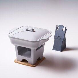 【公式CoCast】CoNABE（こなべ ） 卓上 鍋 全5色 固形燃料 鍋 コンロ 炊飯 アルミ製 セラミックコーティング 18cm 0.9L 1人用 1合炊き 炊飯 卓上調理 旅館 懐石 防災 すき焼き