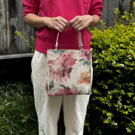 2026春夏新作!【etoffe】エトフ infini / FLOWERS VINTAGE PINK　Castilla Textile カスティーリャ・テキスタイル バッグ 日本製 国産 織物 インポート生地 コンシェルジュ楽天市場店 ヘミングス公式ショップ　ギフト