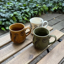 2025秋冬新色追加!【Finissage Home】オールドカッパーマグカップ（5色）フィニサージュホーム 陶磁器 コップ ネコ 猫 ねこ コンシェルジュ楽天市場店 ヘミングス公式ショップ　ギフト