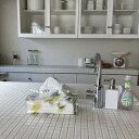 ゆうパケット選択可【tente】テンテ クラルテ ティッシュカバー ビニール素材 収納アイテム ギフト フラワー ミモザ インテリア コンシェルジュ楽天市場店　ヘミングス　ギフト