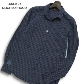 LUKER BY NEIGHBORHOOD ルーカー バイ ネイバーフッド 通年 GREATER/C-SHIRT.LS★ 長袖 ワーク チェック シャツ Sz.S メンズ