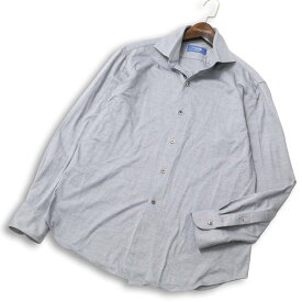 Maker's Shirt メーカーズシャツ 鎌倉 通年★ 長袖 ホリゾンタルカラー シャツ Sz.L メンズ グレー 日本製