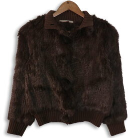 DOUBLE STANDARD CLOTHING ダブルスタンダードクロージング 秋冬 ラビット ファー★ カーディガン Sz.F　レディース