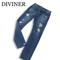 楽天市場】diviner ダメージデニムパンツ（メンズファッション）の通販