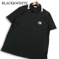 楽天市場】ブラック&ホワイト ポロシャツの通販