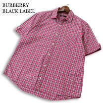 BURBERRY LONDON バーバリー半袖シャツ ギンガムチェック M 楽天市場 