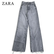 楽天市場】zara ワイドデニムパンツの通販