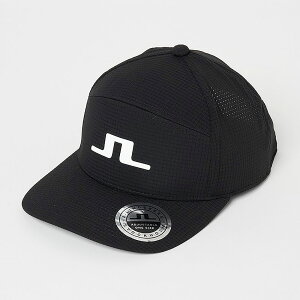 J.LINDEBERG ロゴ メッシュキャップ「 ゴルフウェア ゴルフ用品 ゴルフ 小物 キャップ 帽子 メンズ レディース ユニセックス ブリッジロゴ シンプル 刺繍 サイズ調整可能 フリーサイズ 白 黒 紺