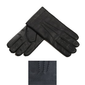 MEROLA ( メローラ ) メンズ 革 手袋 ディアスキン カシミア 100% ライニング イタリア製 ハンドメイド レザーグローブ カシミヤ( ブラック / ネイビー )No.MD- 010/030 -C