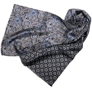 Opus ( �I�[�p�X ) �C�^���A�� �_�u���t�F�C�X �X�g�[�� �y Condotti �I���W�i���u�����h �z �u���[ × �u���b�N ( �y�C�Y���[ × ���� )�V���N�f�� 100%�� �����Y ���f�B�[�X �M�t�g �t�@�b�V���� �V