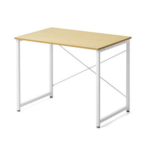 �y���������z�p�\�R���f�X�N ��120×���s60cm ���j�^�[�A�[���Ή� �� PC�f�X�N �g���ȒP ���C�g�u���E�� 100-DESKF004LBR