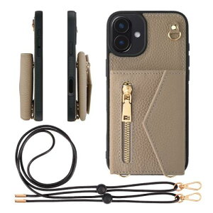 �y���������zHANATORA iPhone16Plus �P�[�X �V�����_�[ �{�v �V�������N���U�[ �ϏՌ� �X�}�z�P�[�X �X�}�z �V�����_�[�X�g���b�v �t��